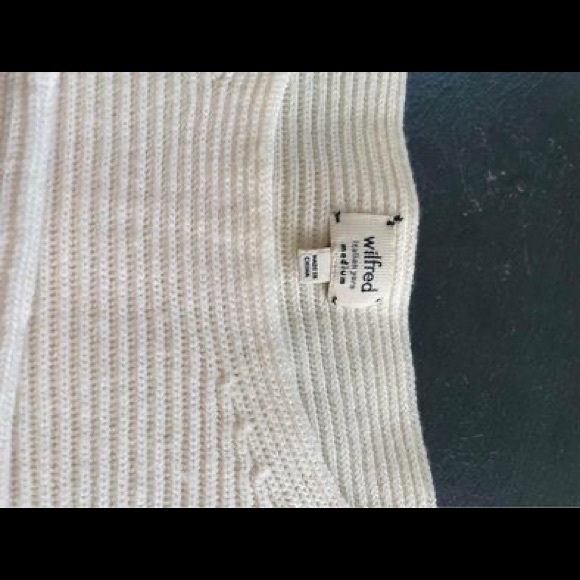 Wilfred cropped sweater in cream - Picture 2 of 2